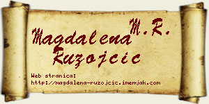 Magdalena Ružojčić vizit kartica